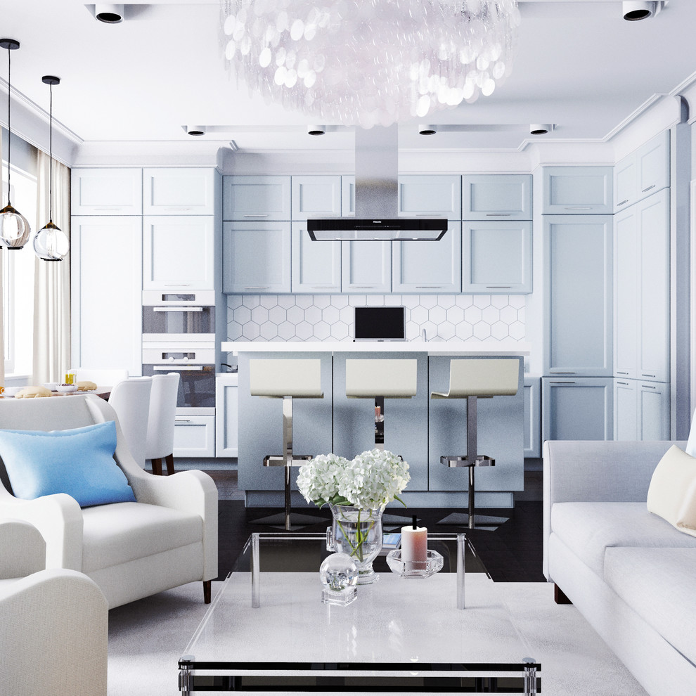 Апартаменты (86 квм) в стиле арт-деко с элементами скандинавского стиля