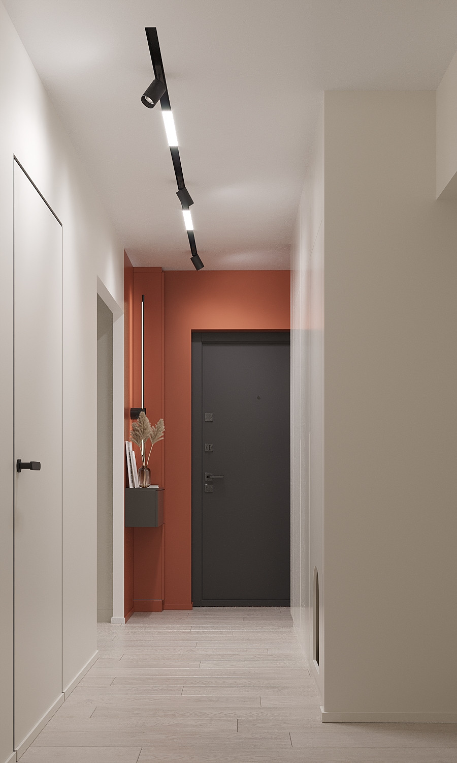 Современный интерьер в ЖК «Znak», Ижевск, 73 кв. м2