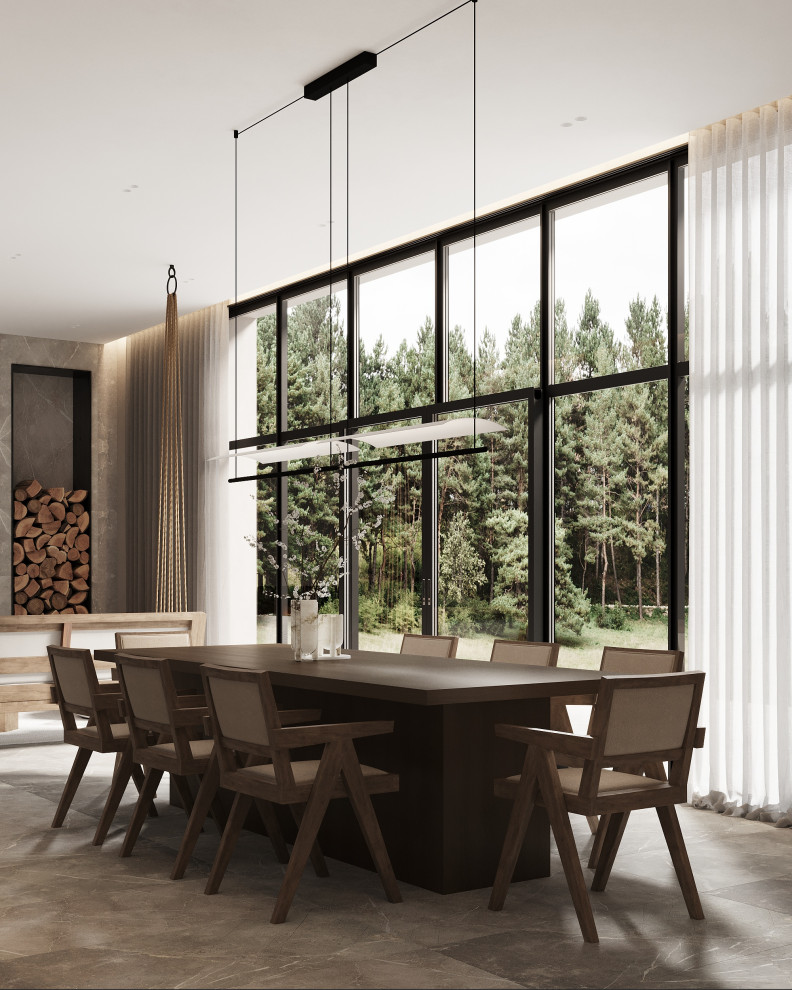 Проект интерьера для загородного дома в Липецке