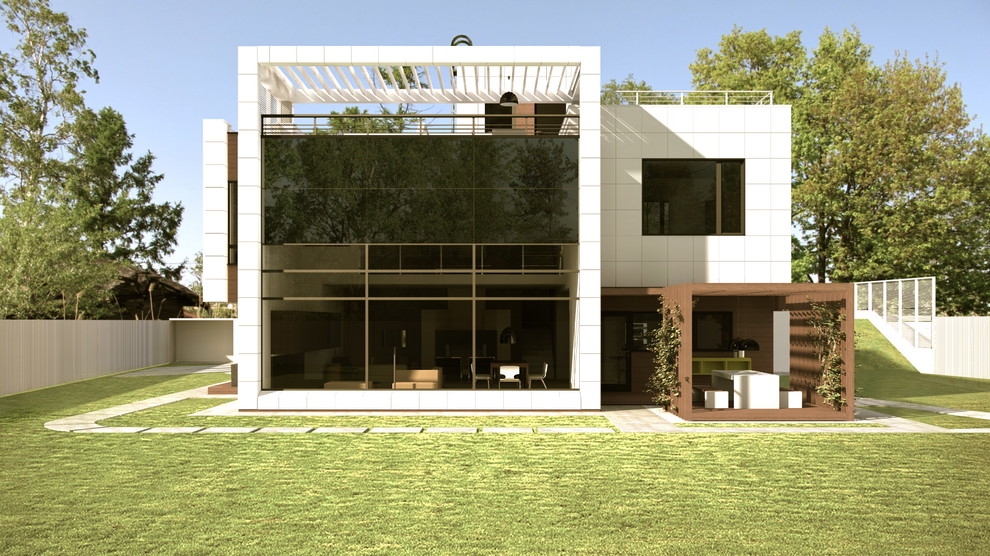 Обложка проекта: Проект частного дома на Российской