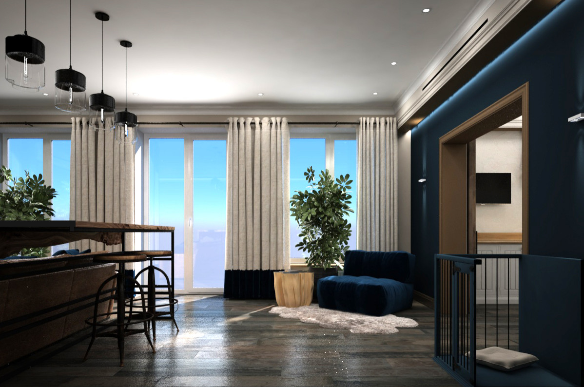 дизайн коттеджа Лесхоз г. Пенза