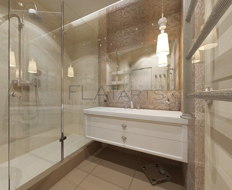 Проект 2х комнатной квартиры в  стиле арт-нуво