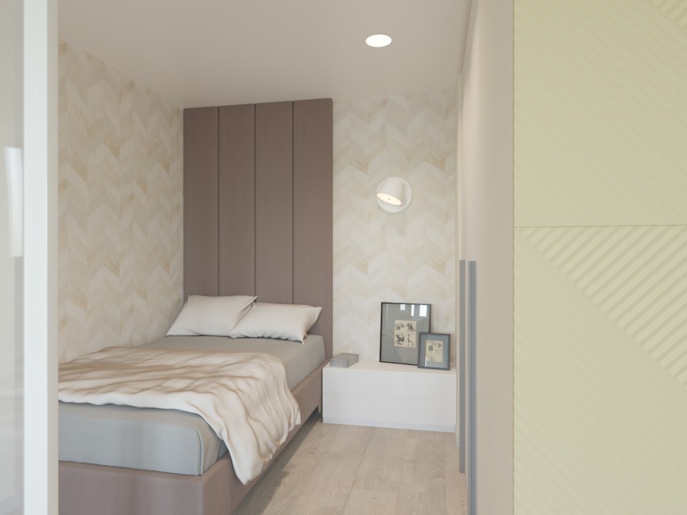 Однокомнатная квартира в желтых тонах