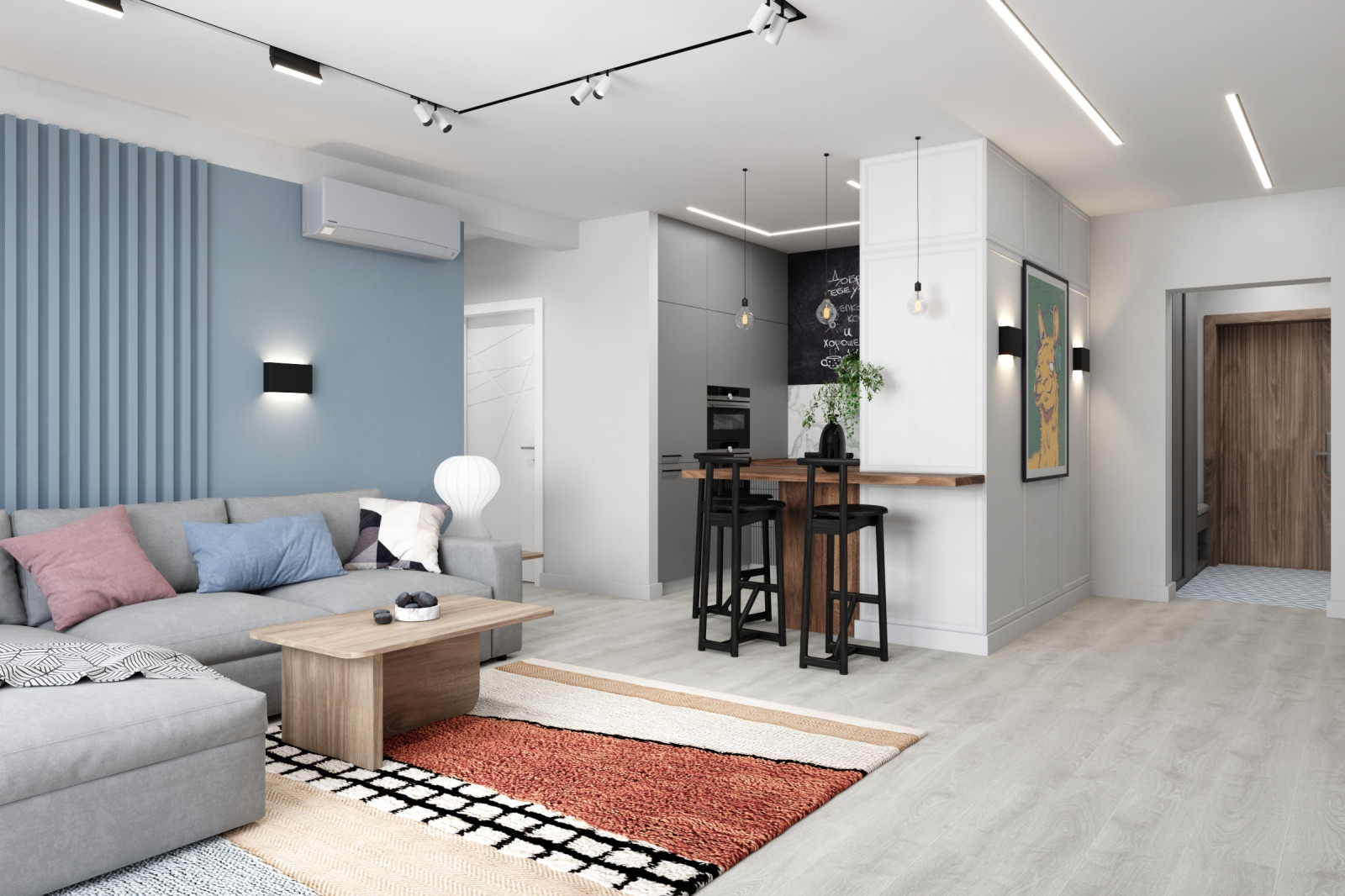 Дизайн квартиры в ЖК Король Плаза