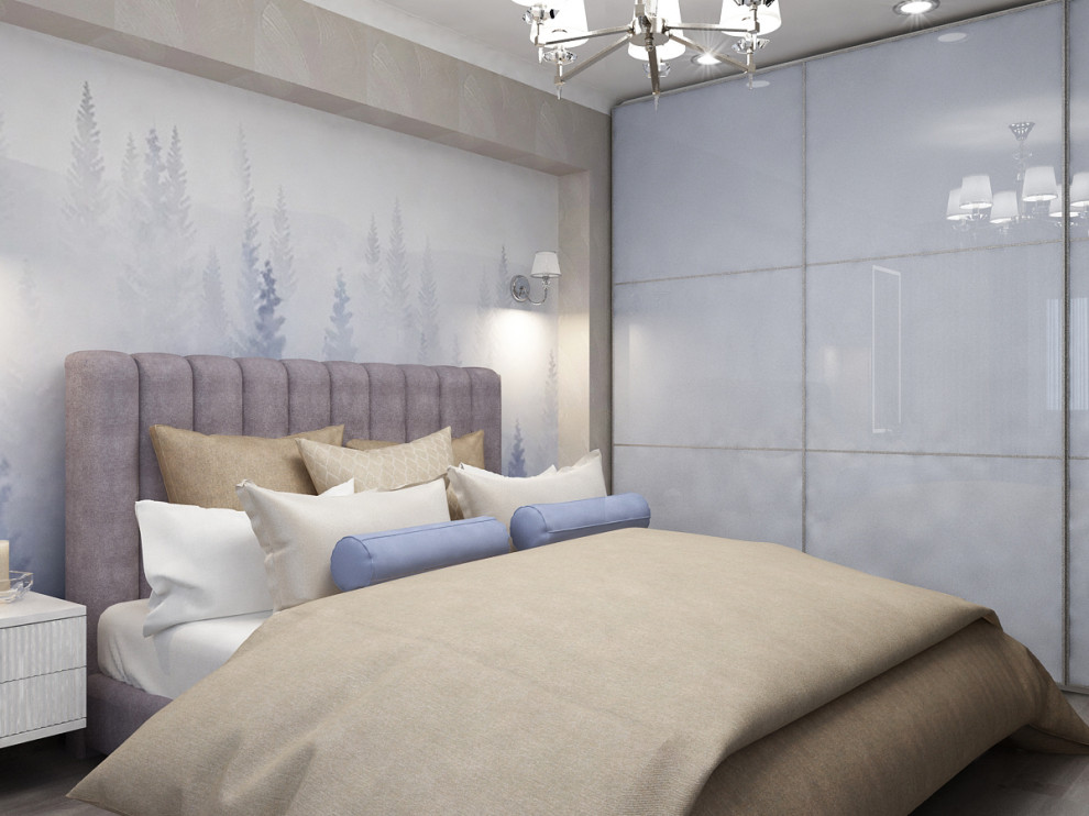 Спальня. 2 варианта визуализации & реализация