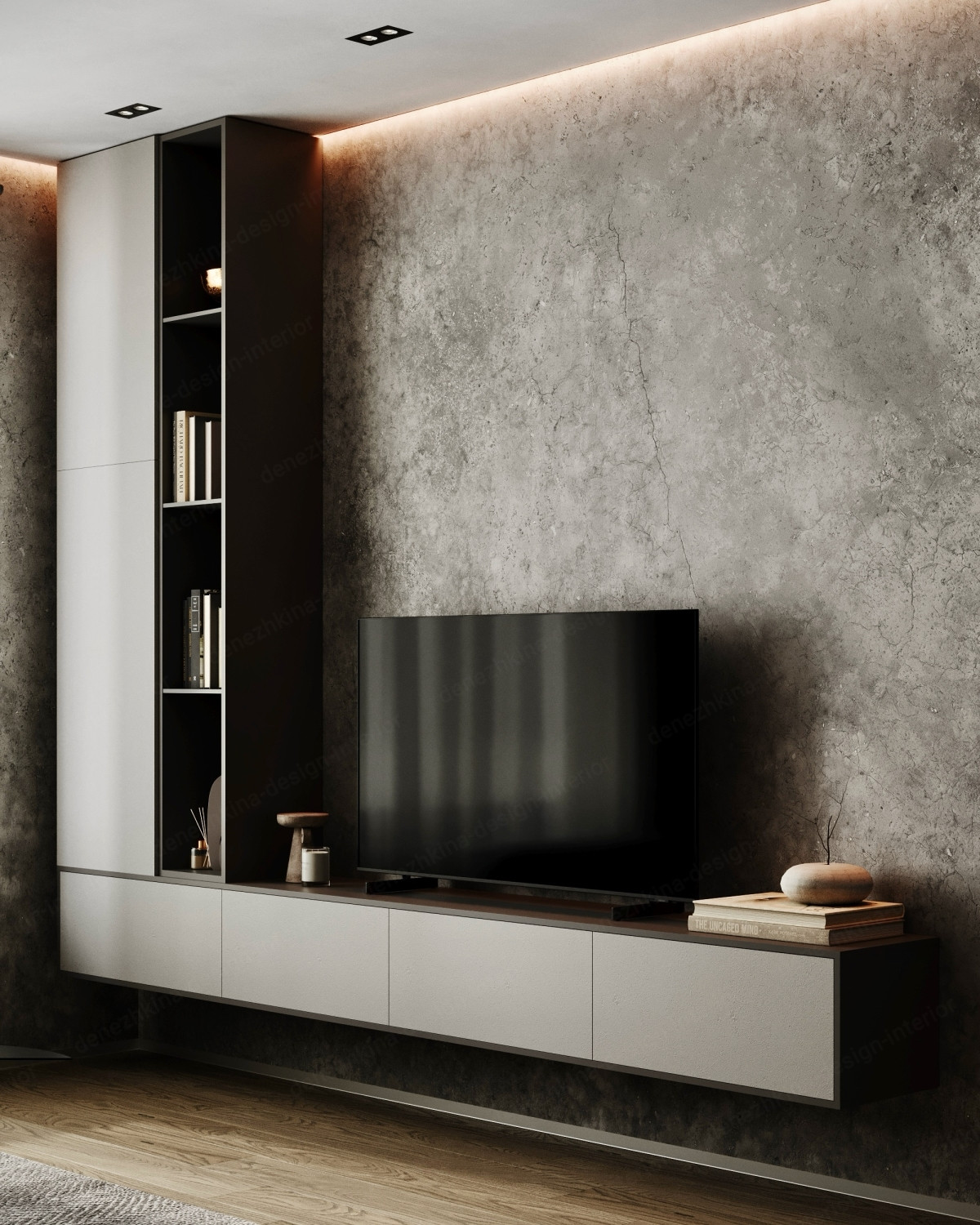 Дизайн проект 3 комнатной квартиры - ЖК Западный порт