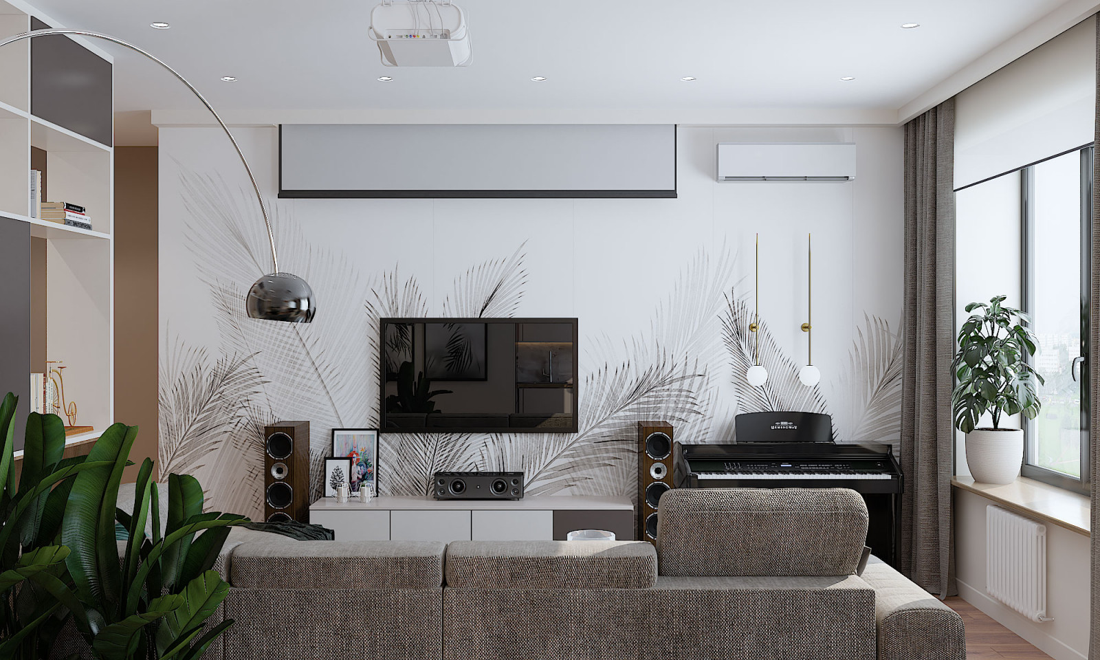 ДИЗАЙН-ПРОЕКТ ИНТЕРЬЕРА КВАРТИРЫ, ЖК СИМВОЛ, МОСКВА, 90 М²