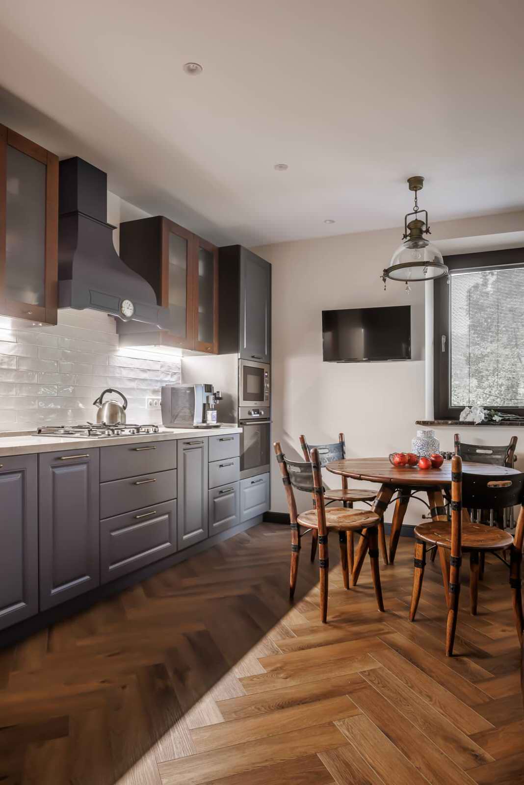 Дизайн и ремонт квартиры в КП «Новогорск» — Единство противоположностей