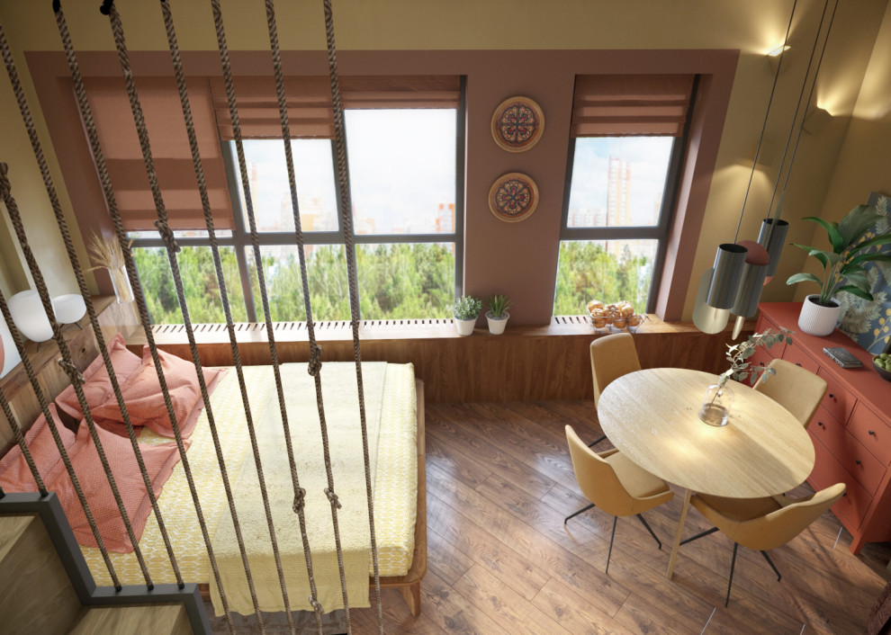 Левое крыло. вид с лежанки над санузлом