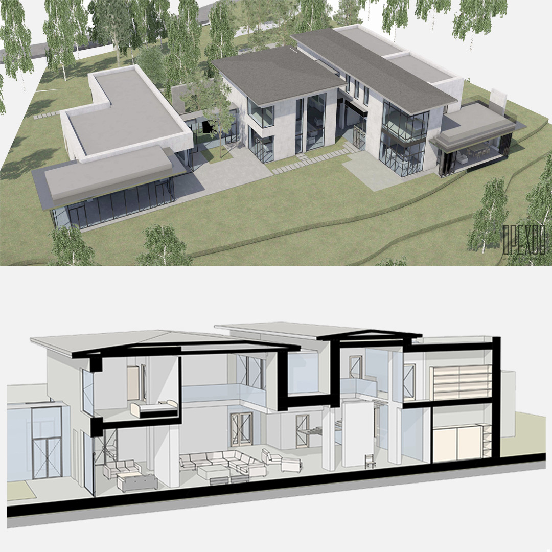 Обложка проекта: Жилой дом в Пирогово.
