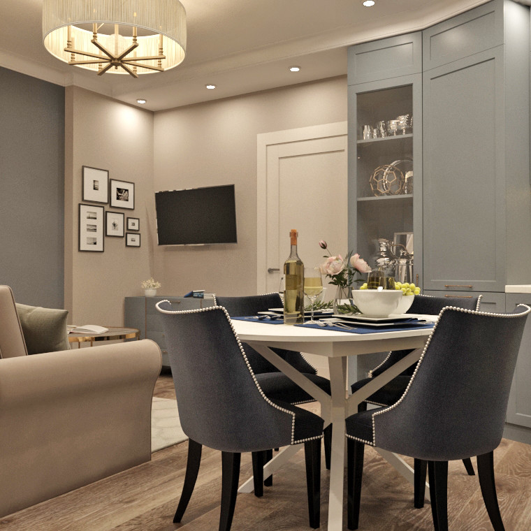 Квартира в Долгопрудном с Панно Ракушка