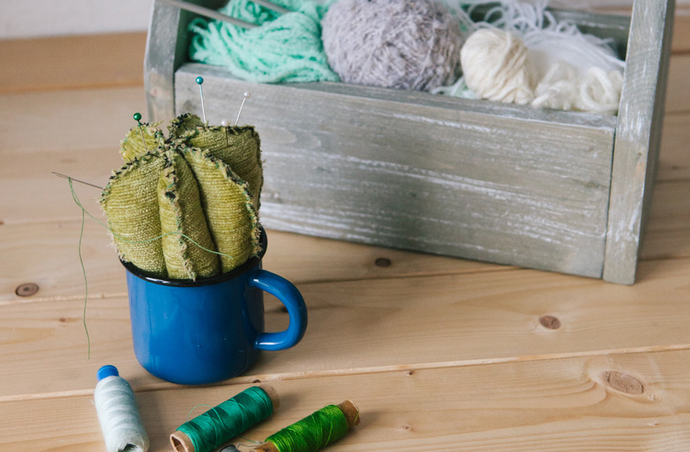 DIY: Кактус колючий, или Игольница своими руками