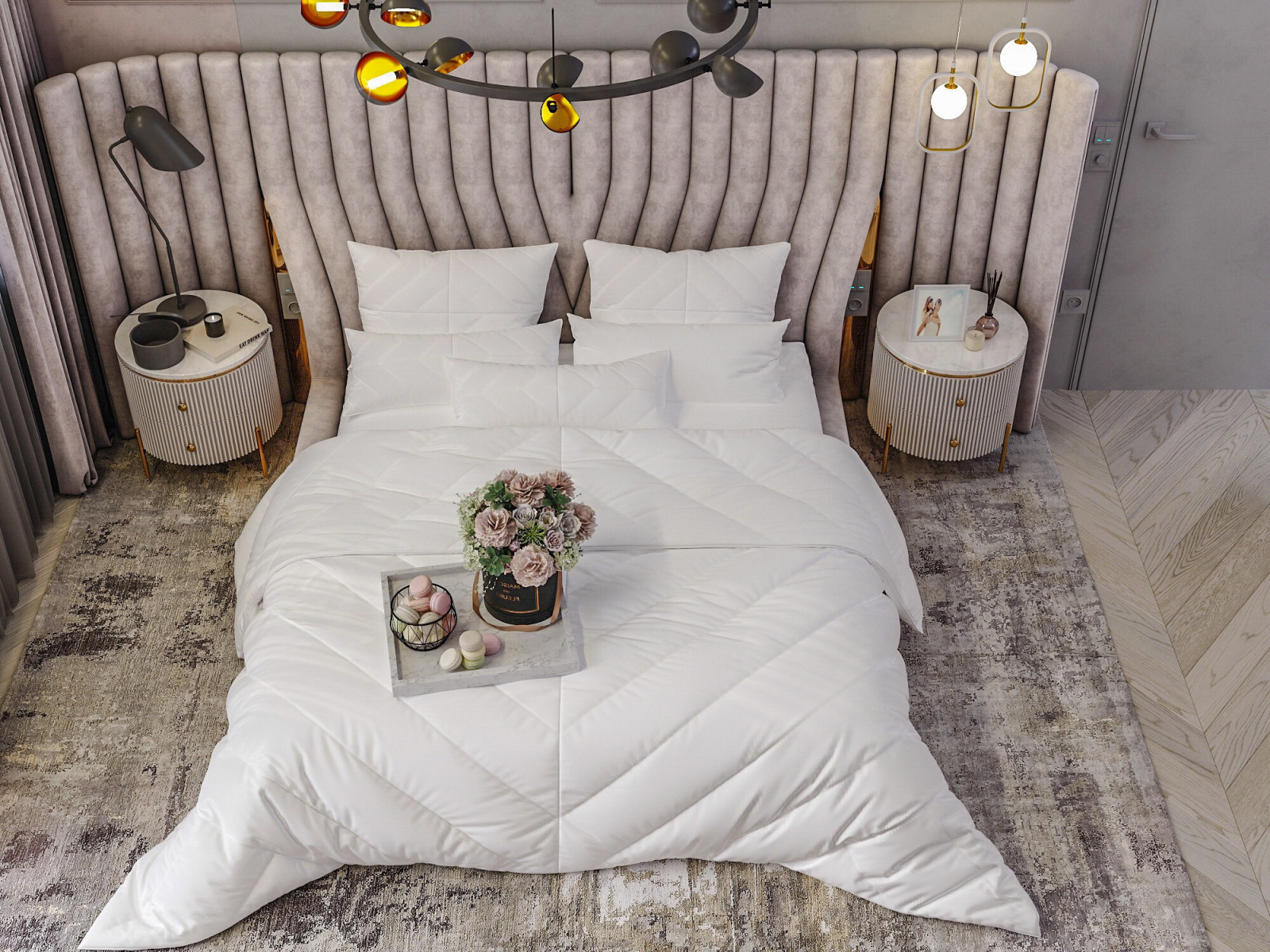 Спальня в современной классике