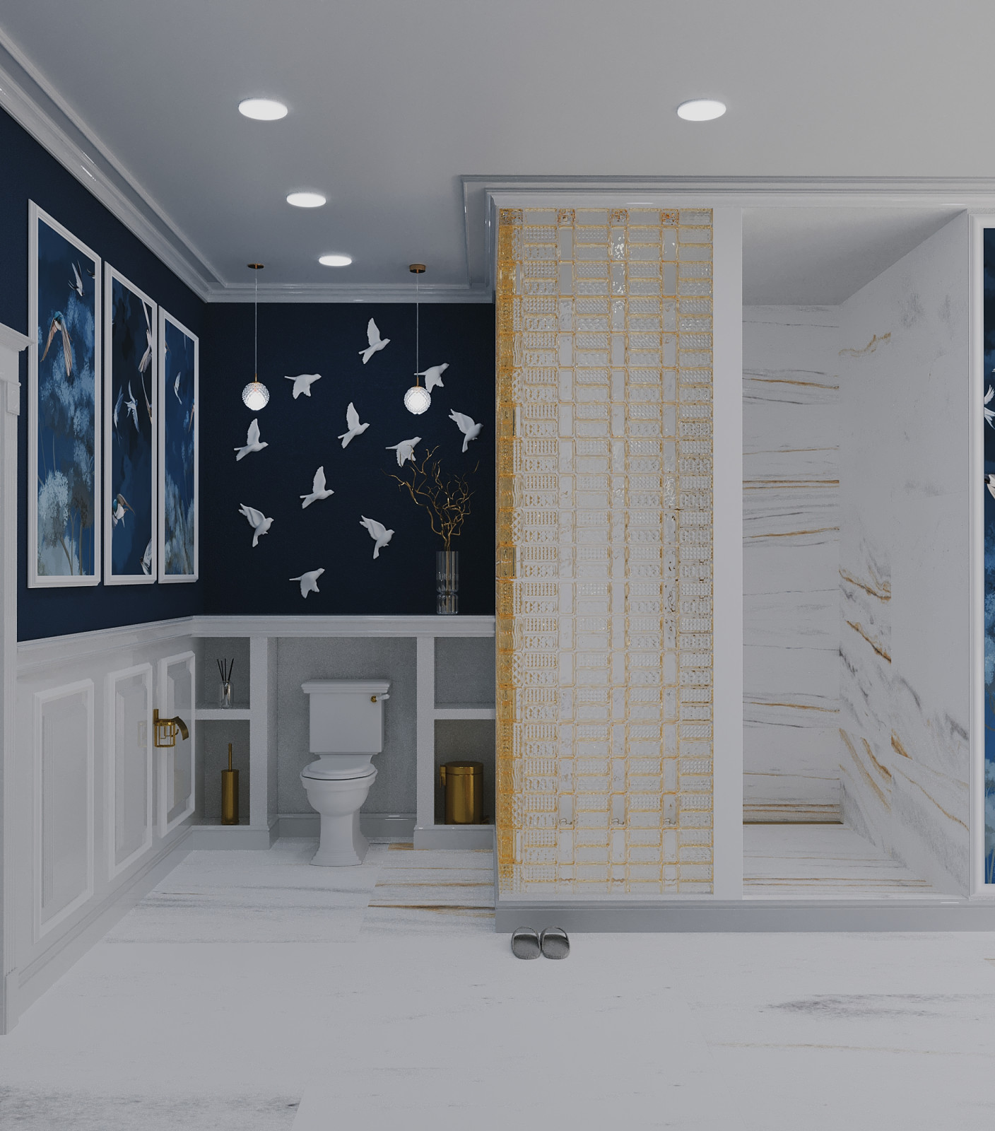 Усадьба с двумя флигелями.