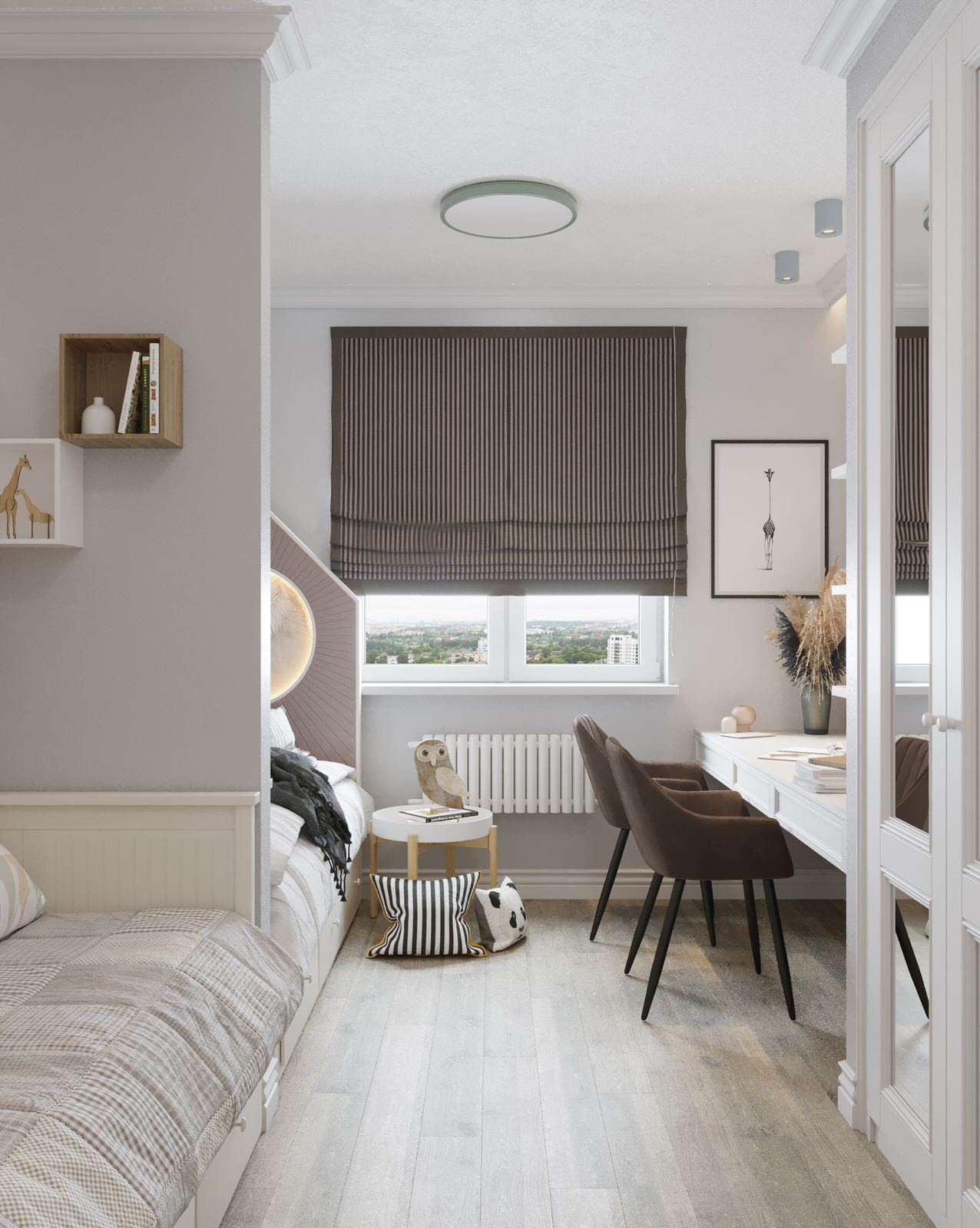 Дизайн проект квартиры в Москве в современном стиле