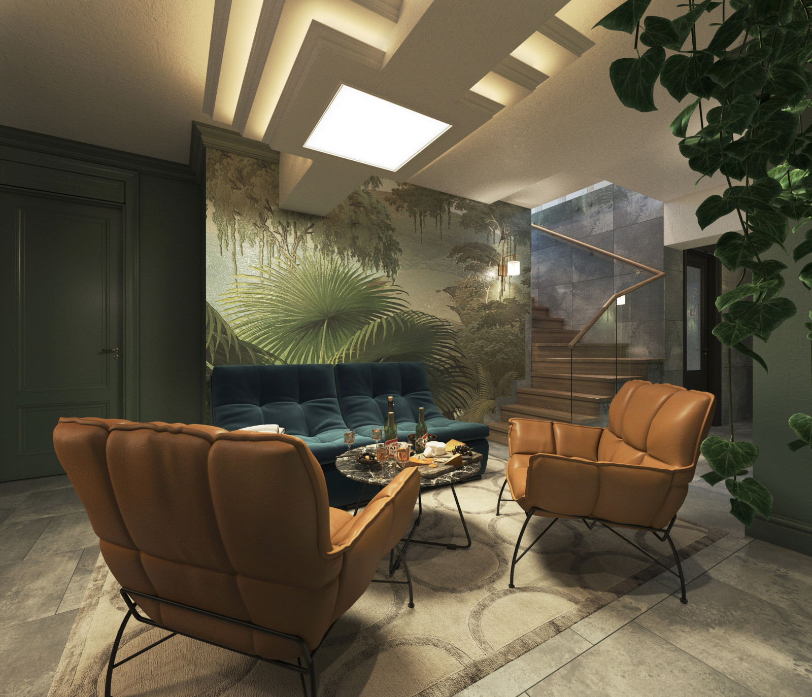 Интерьер частного жилого дома