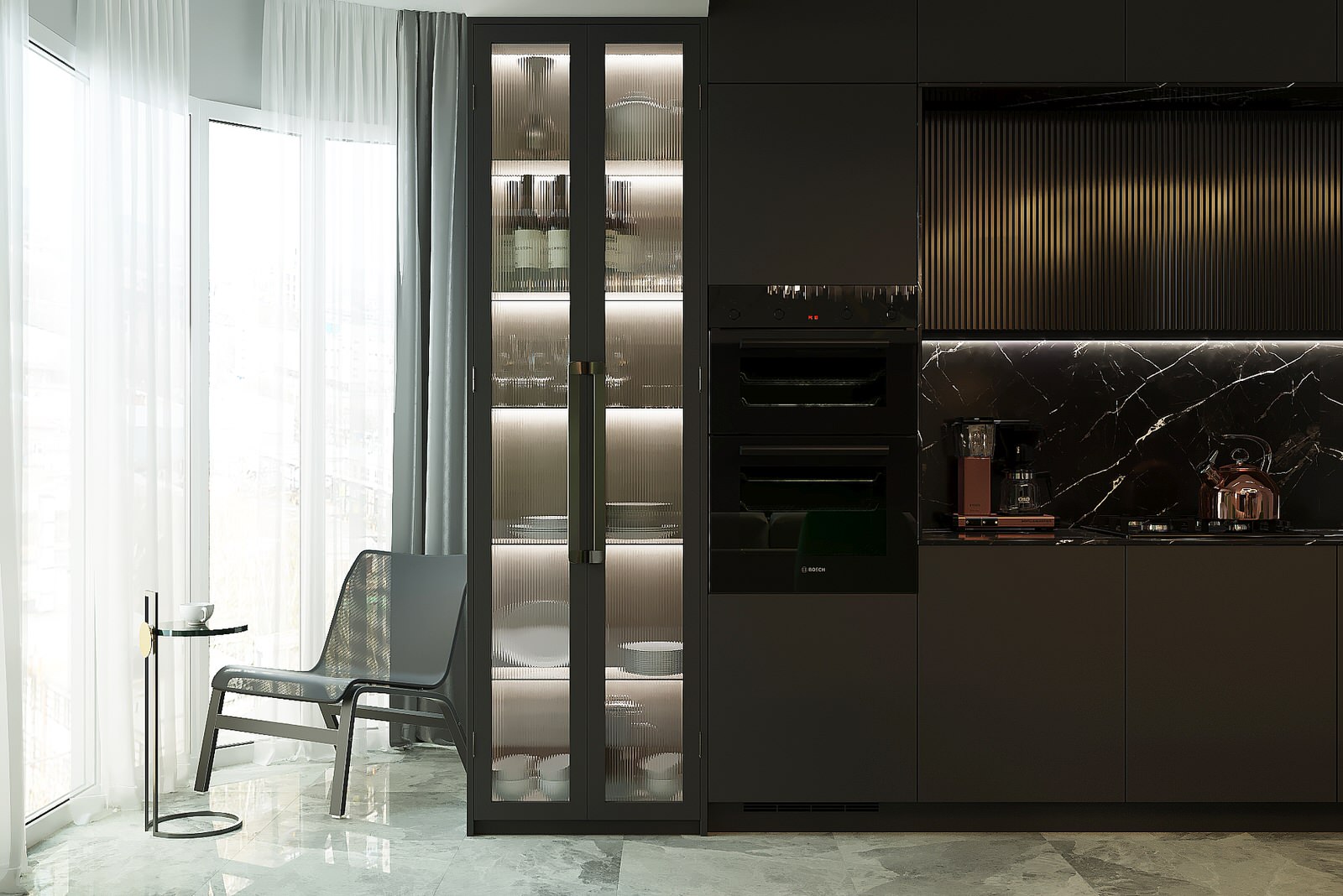 Двухуровневая квартира для молодой семьи