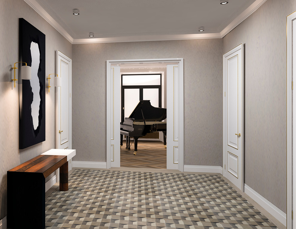 Современный "винтажный"  интерьер