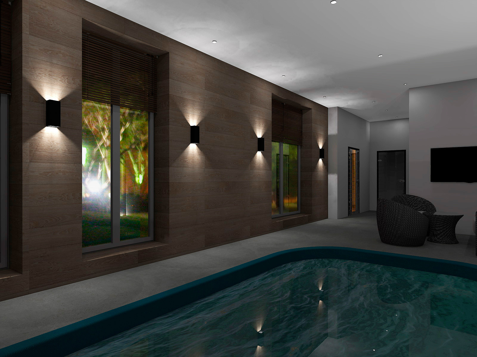 бассейн в частном доме