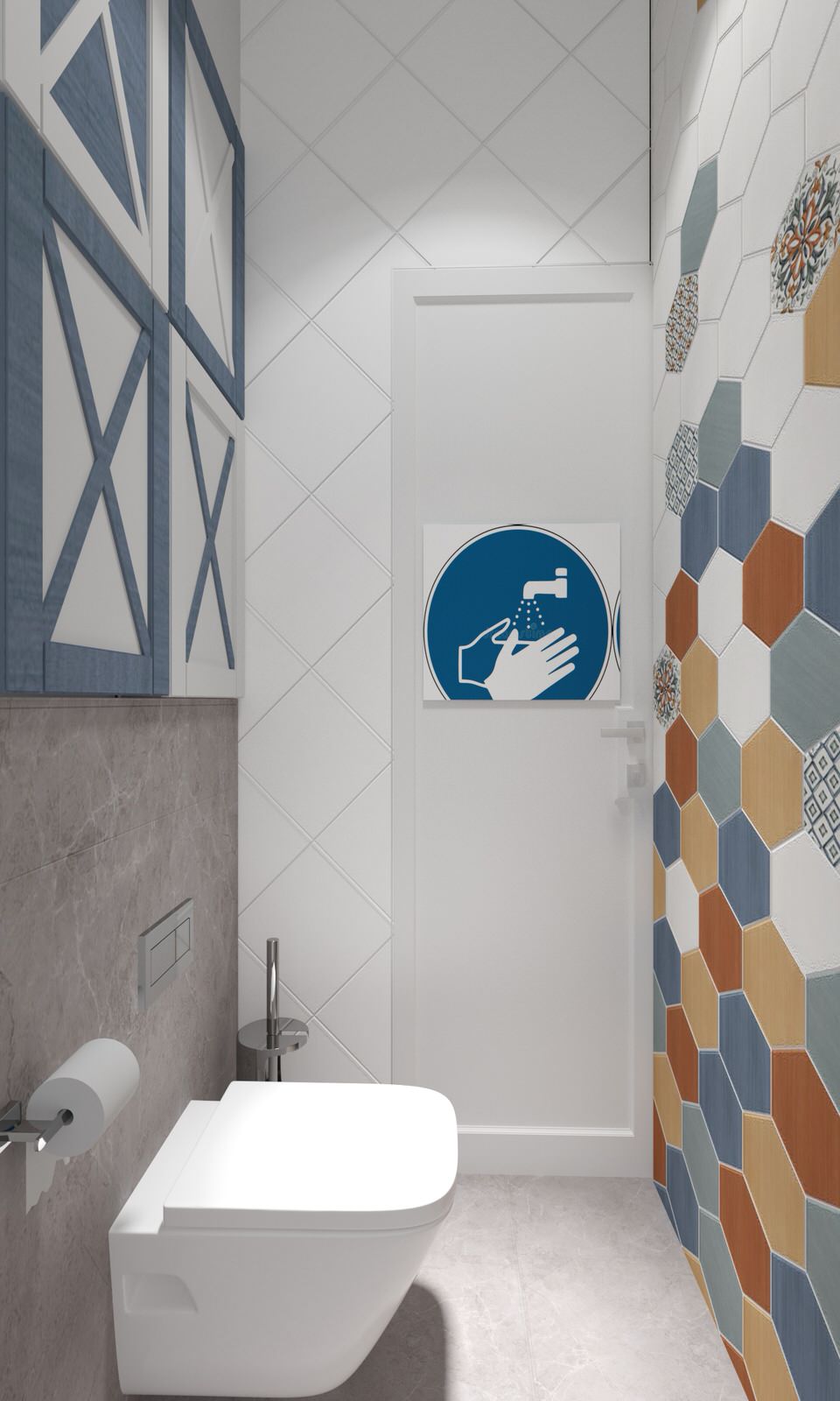 Сан. узел в детском центре