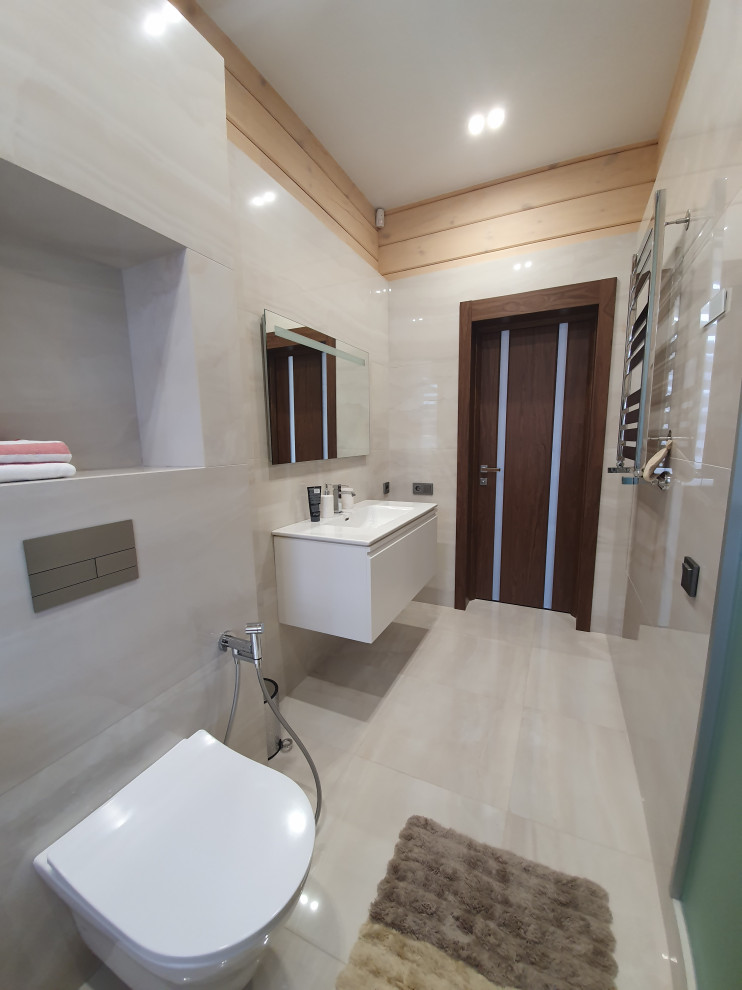 Дом из клееного бруса в пригороде Барнаула