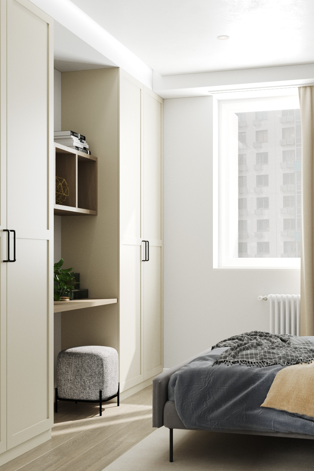 Дизайн-проект для молодой девушки 45,кв.м