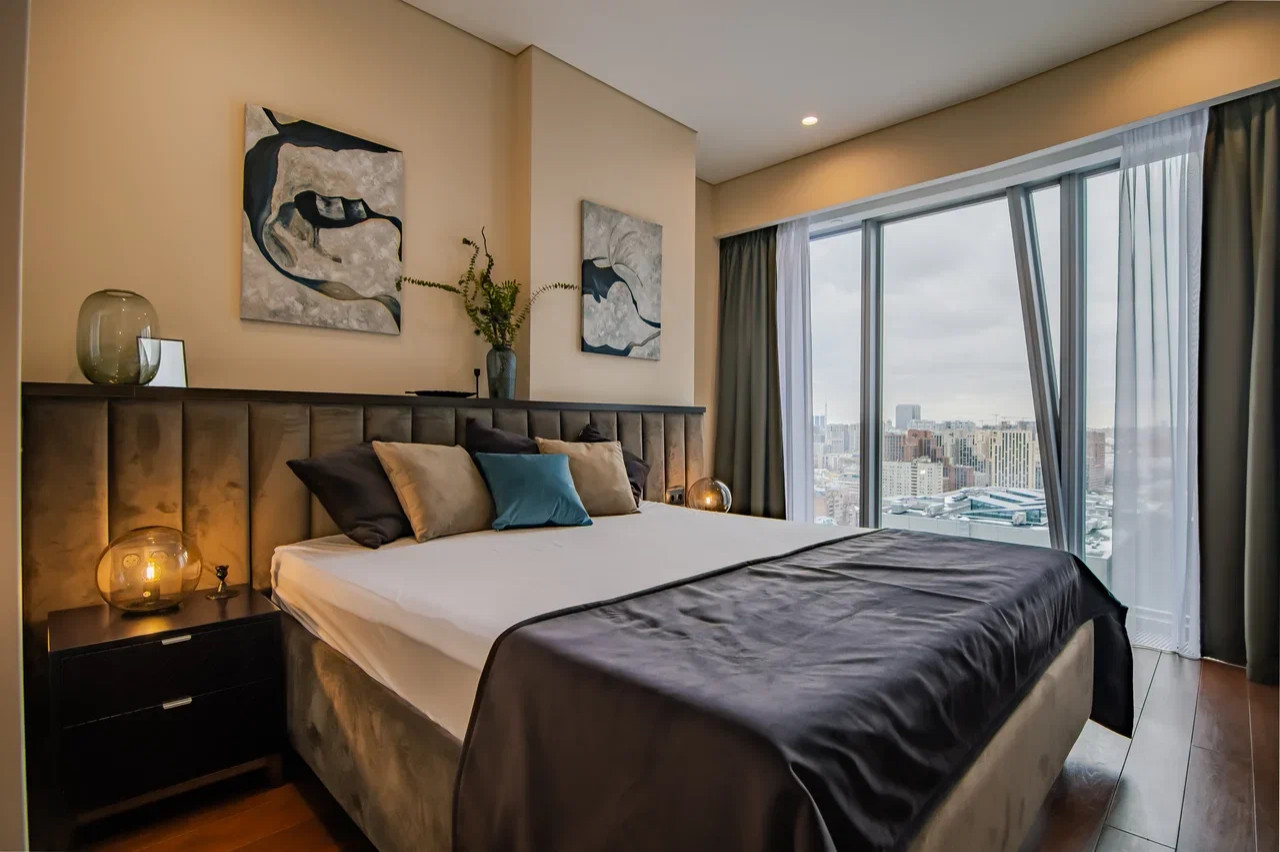 Дизайн интерьера апартаментов в башне ОКО, Москва-Сити (80 м2)