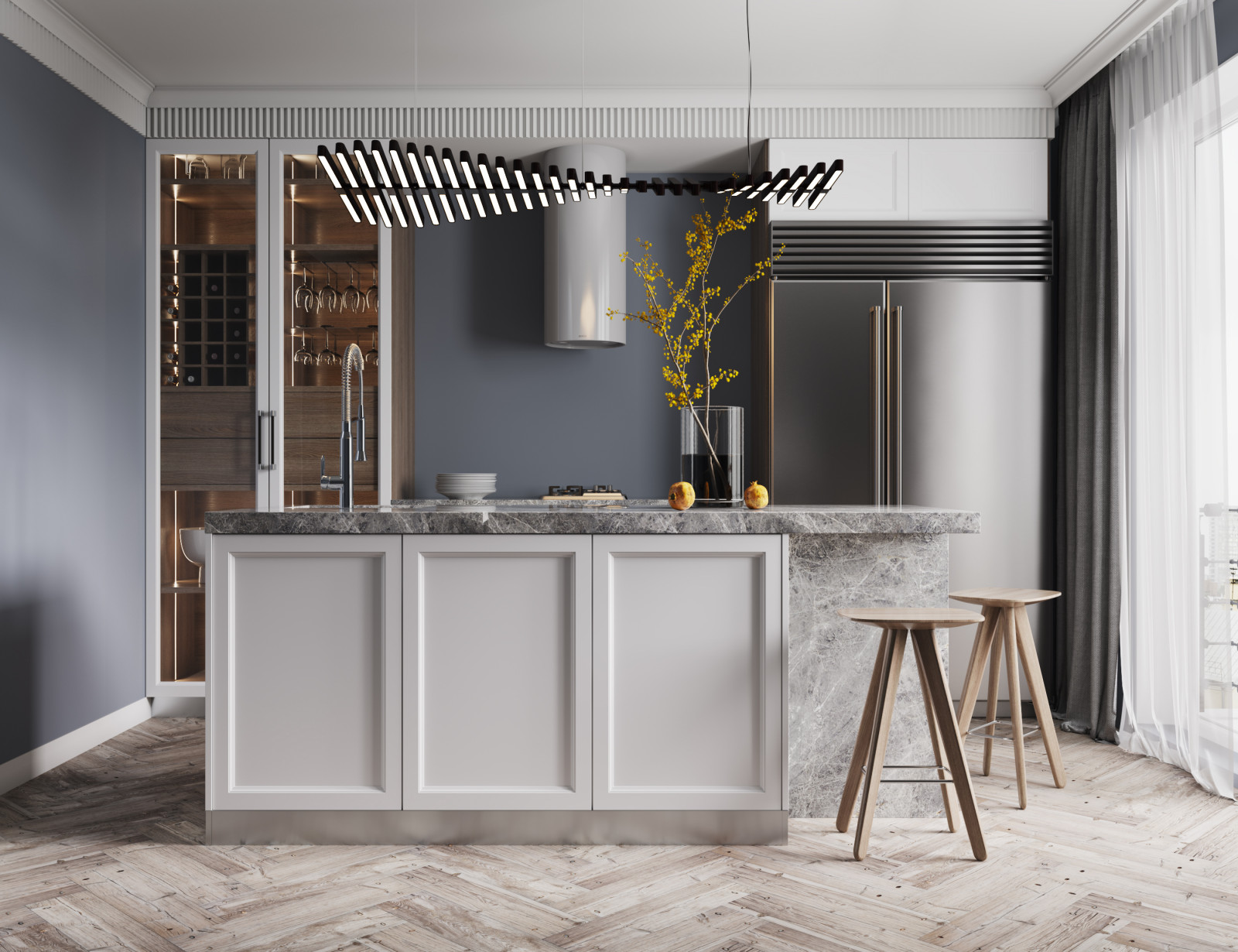 Обложка проекта: Визуализации отдельных комнат