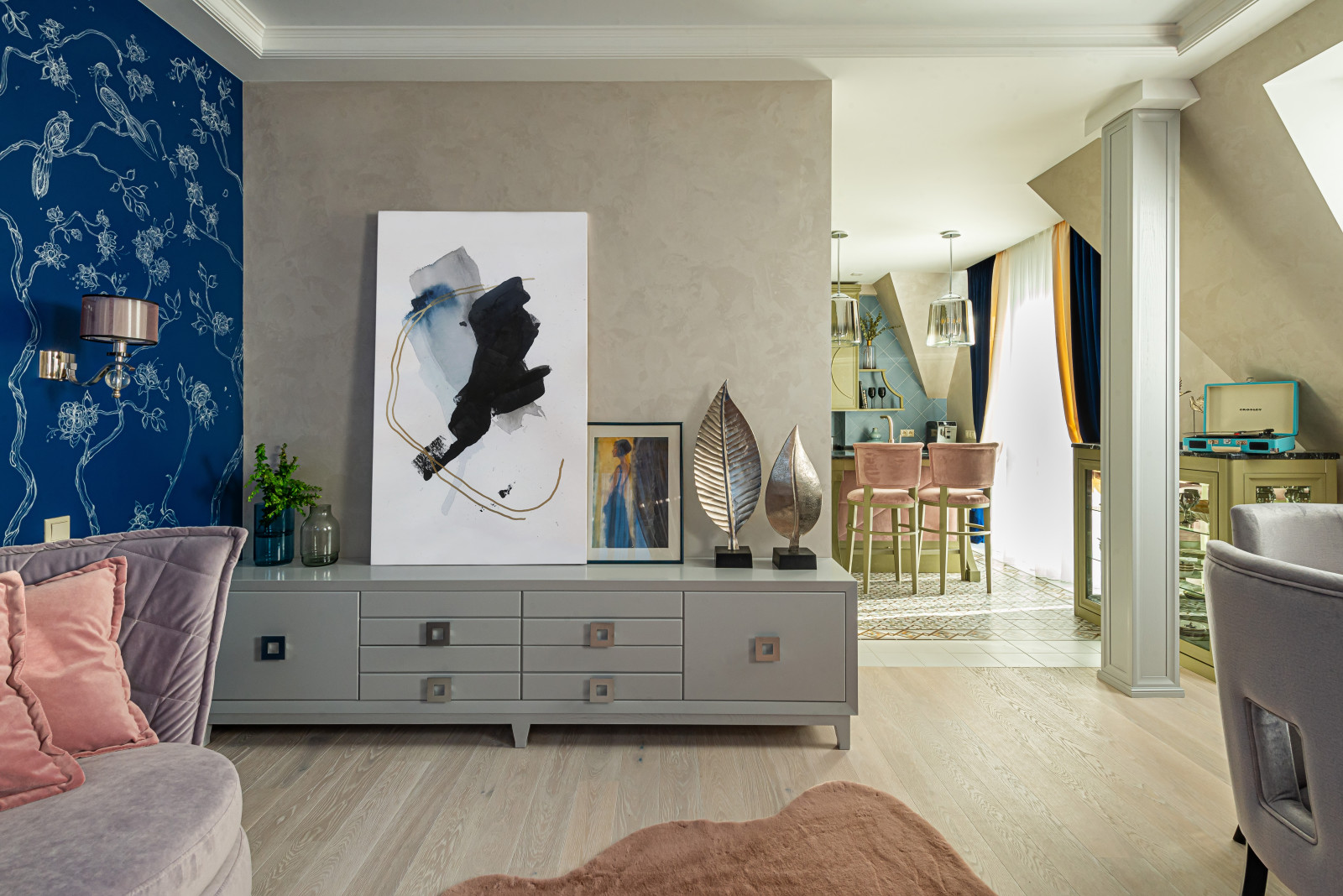 Квартира с видом на городское озеро