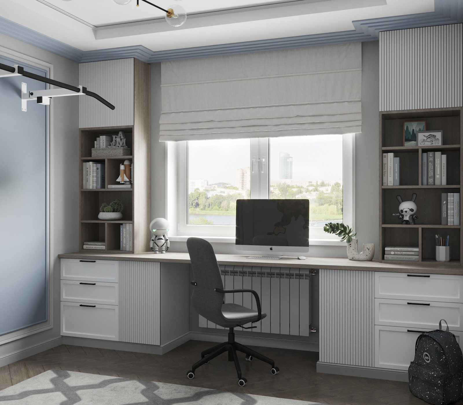 "Зазеркалье", дизайн 2комнатной квартиры 66 м2