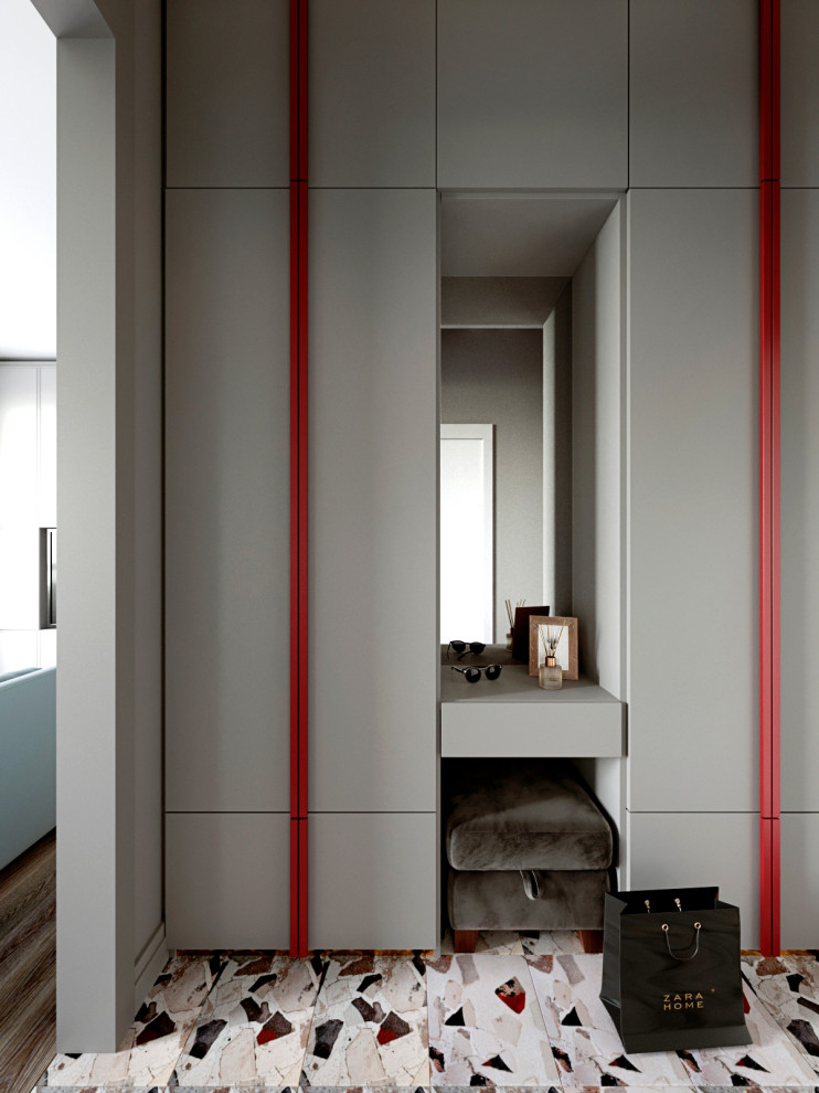 Квартира-студия с яркими акцентами