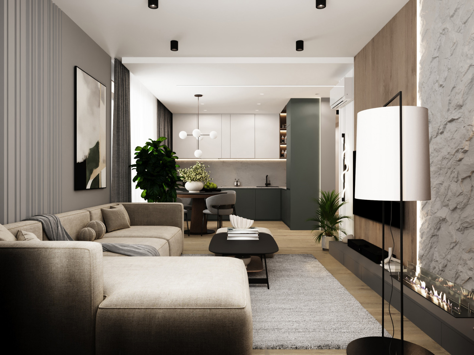 Проект интерьера квартиры в ЖК Imperial в г. Уфа