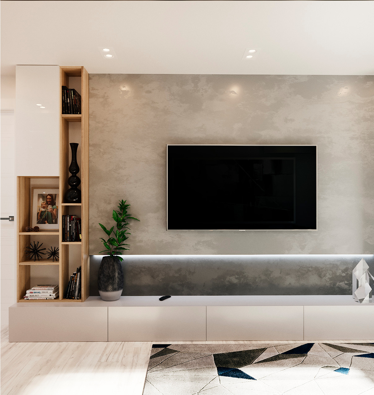 ЖК Квартет ( дизайн проект 3-х комнатной квартиры)