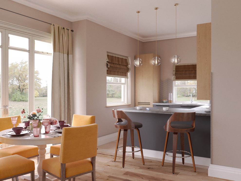 Кухня и зона столовой