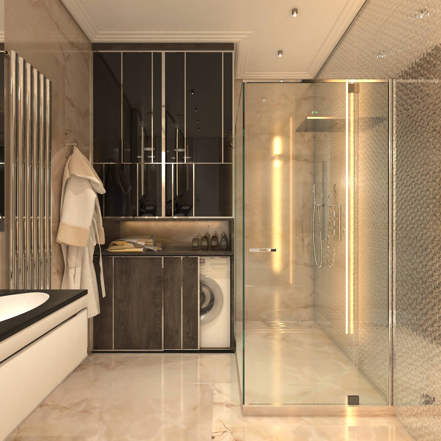 Проект интерьера квартиры в жк "Адмирал" г.Ростов-на-Дону