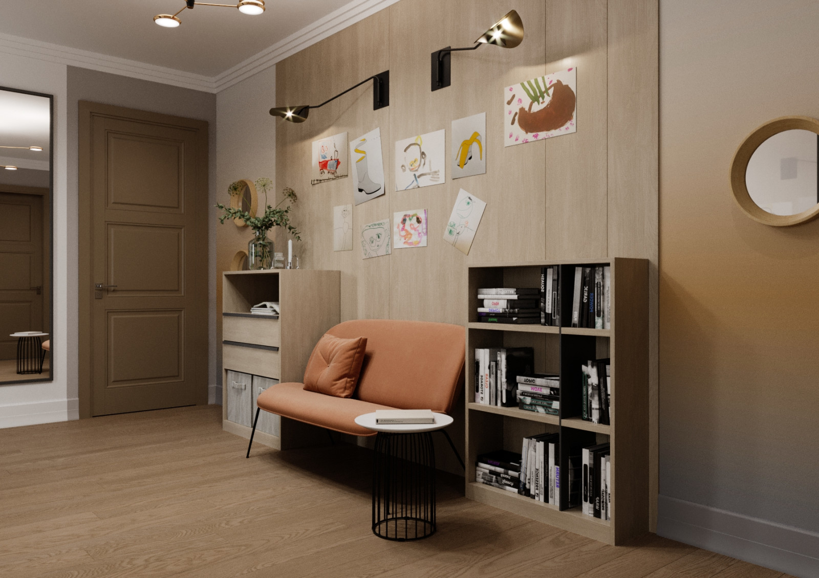 Квартира для семьи друзей.