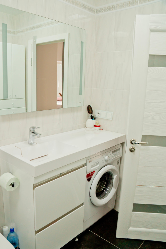 Квартира в современном стиле с элементами этно для молодой семьи