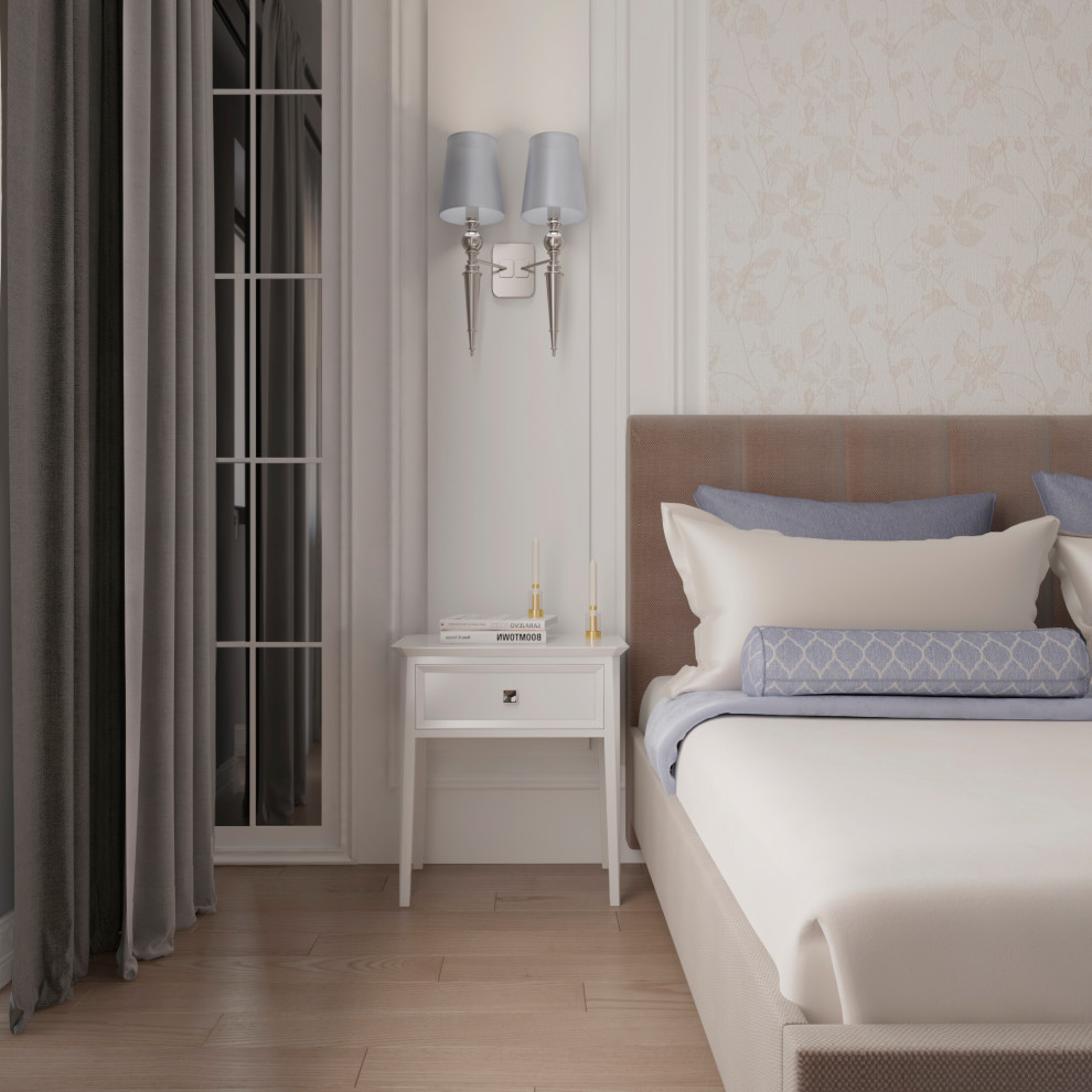 светлая спальня