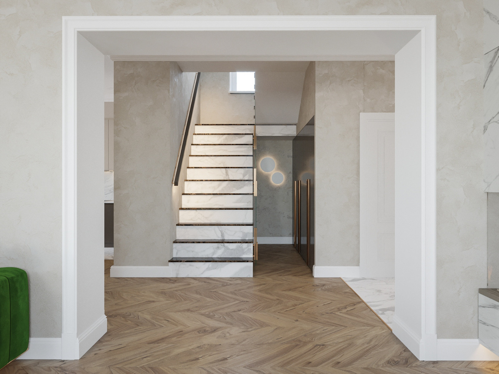 Дизайн загородного дома (1 этаж)