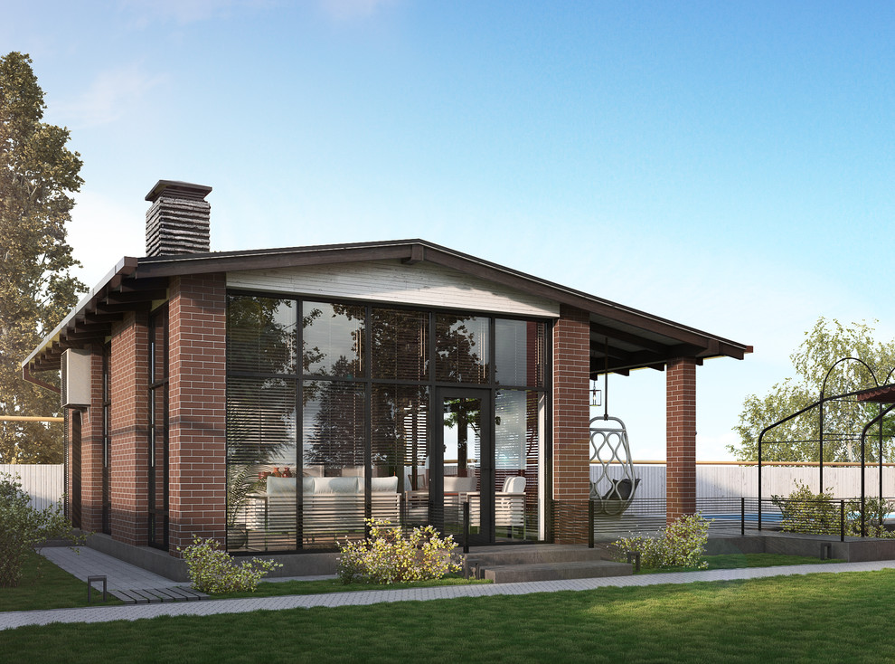 Проект летней кухни во дворе частного дома