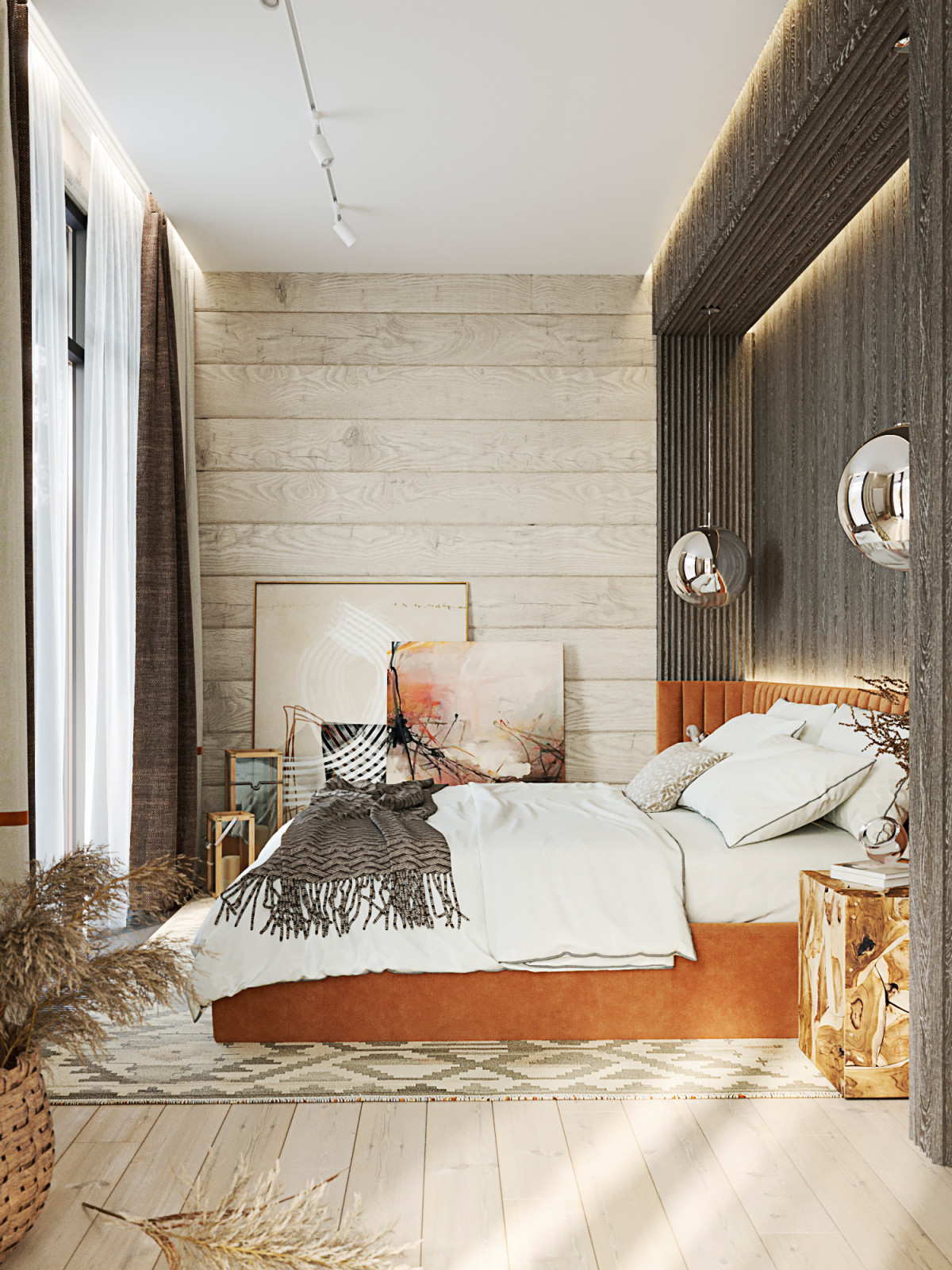 Яркий интерьер дачи на Дубровке