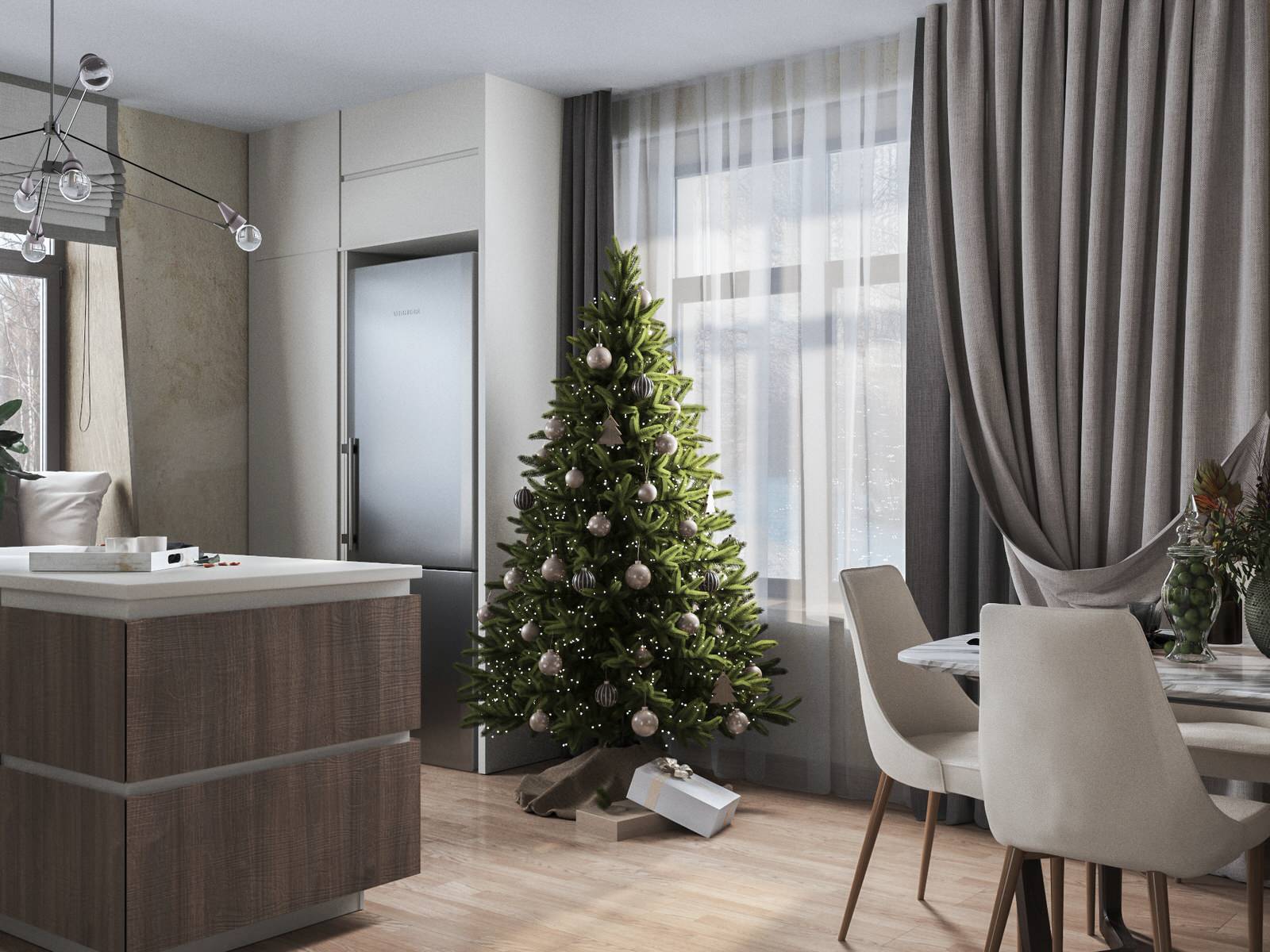 Проект кухни-гостиной "FANNIPOL"