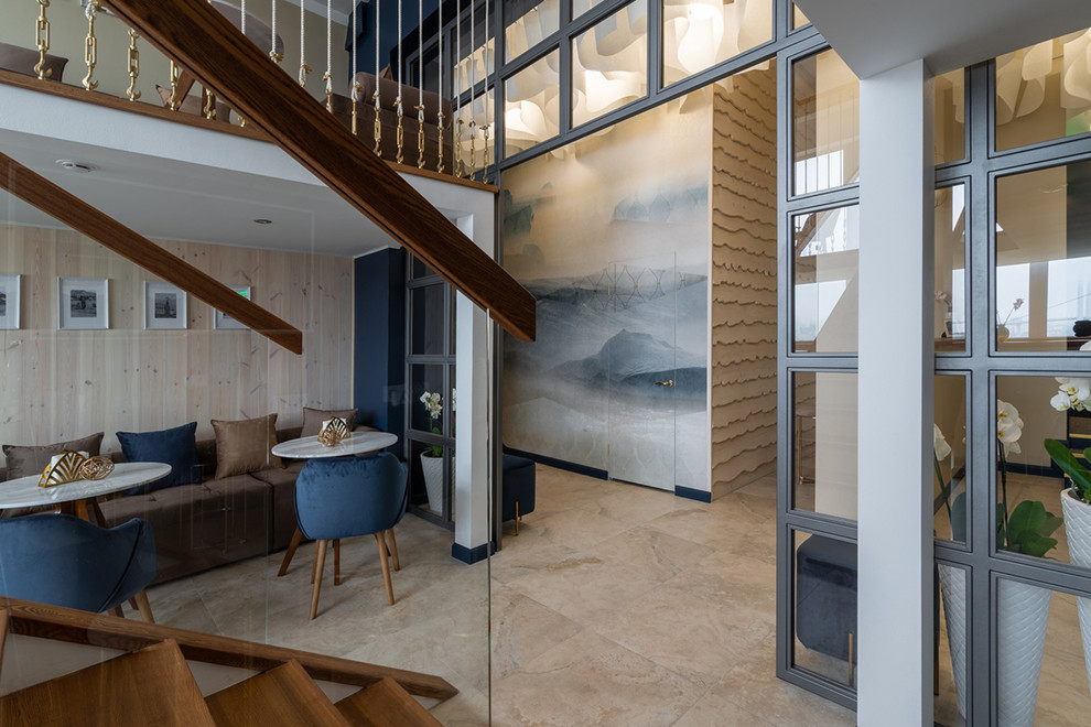 Оформление холла гостиницы Lido Central