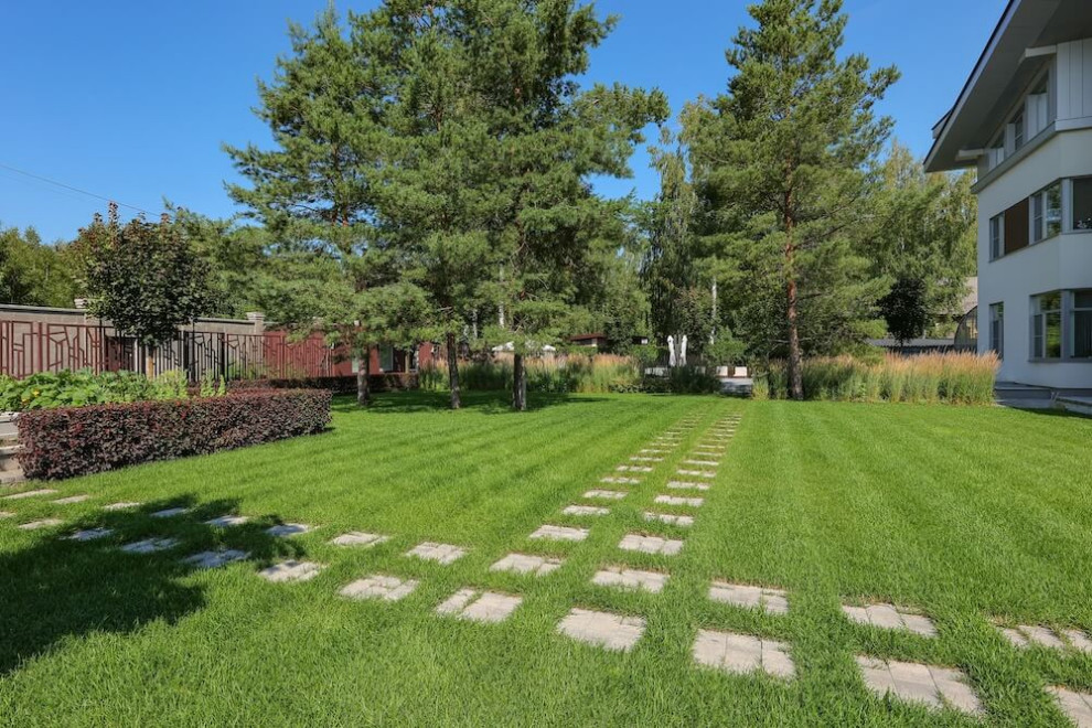 Частный сад "Современный минимализм"