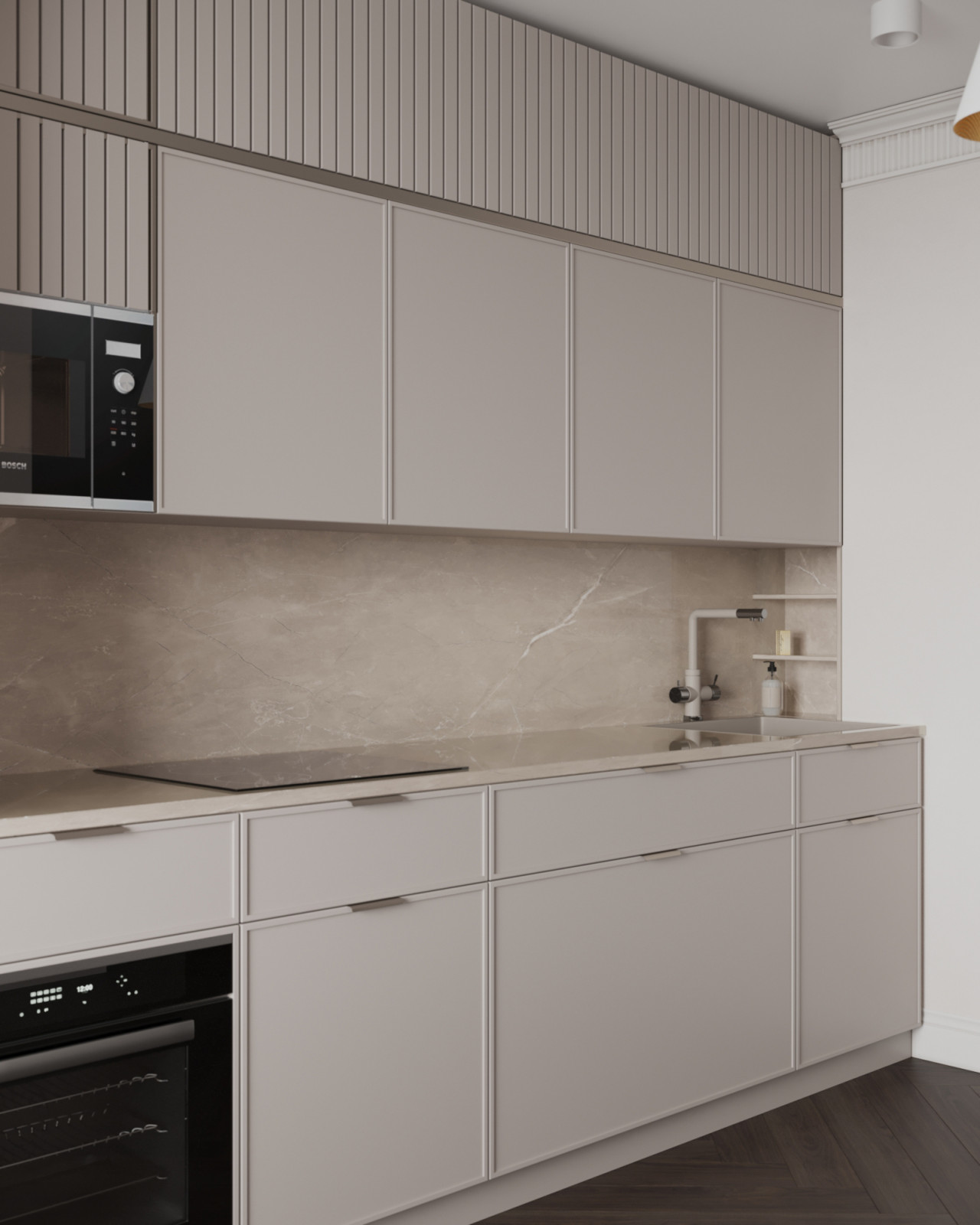 Дизайн-проект однокомнатной квартиры в современном стиле