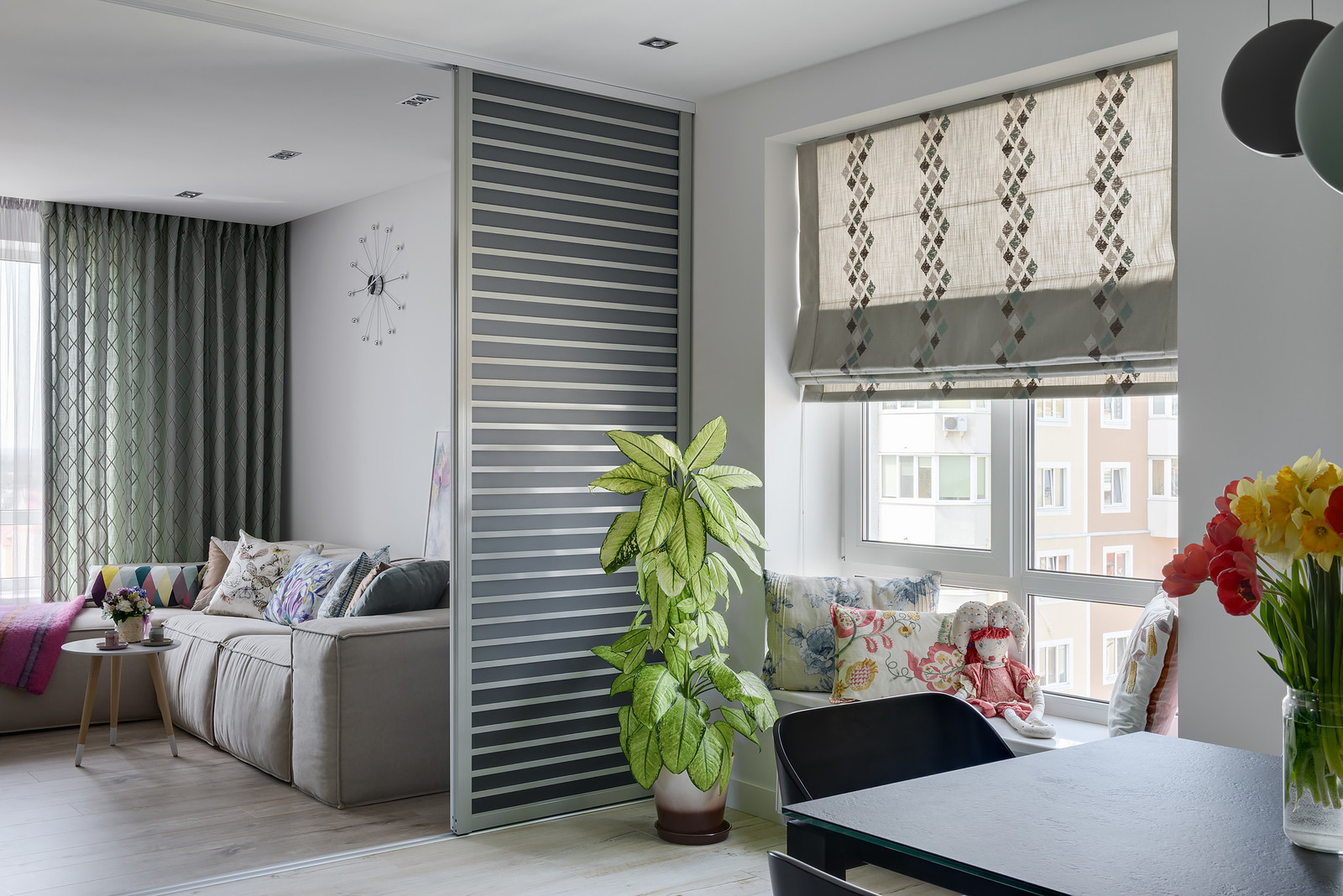 Квартира Оксаны с зимним и летним текстилем