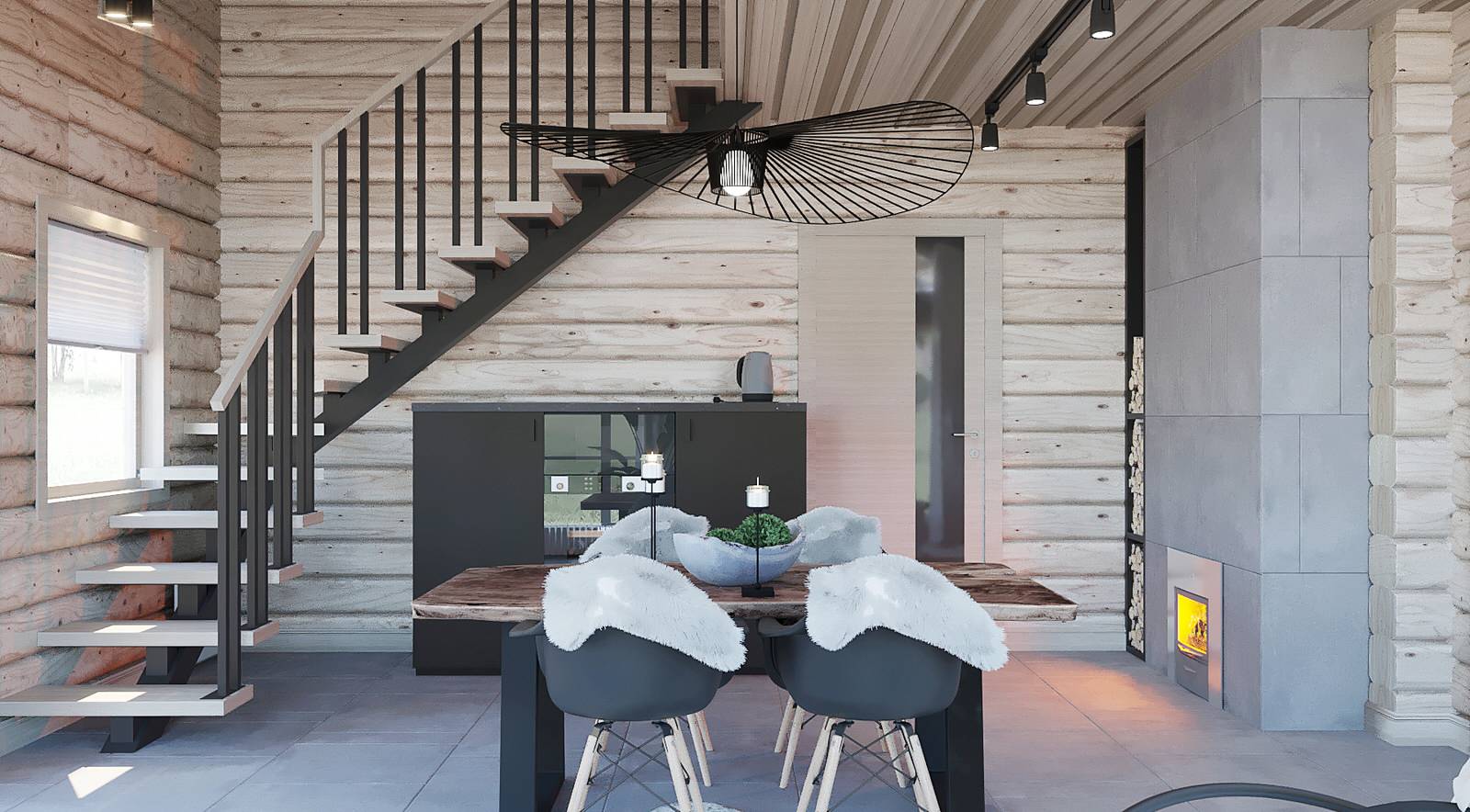 Гостиная-кухня