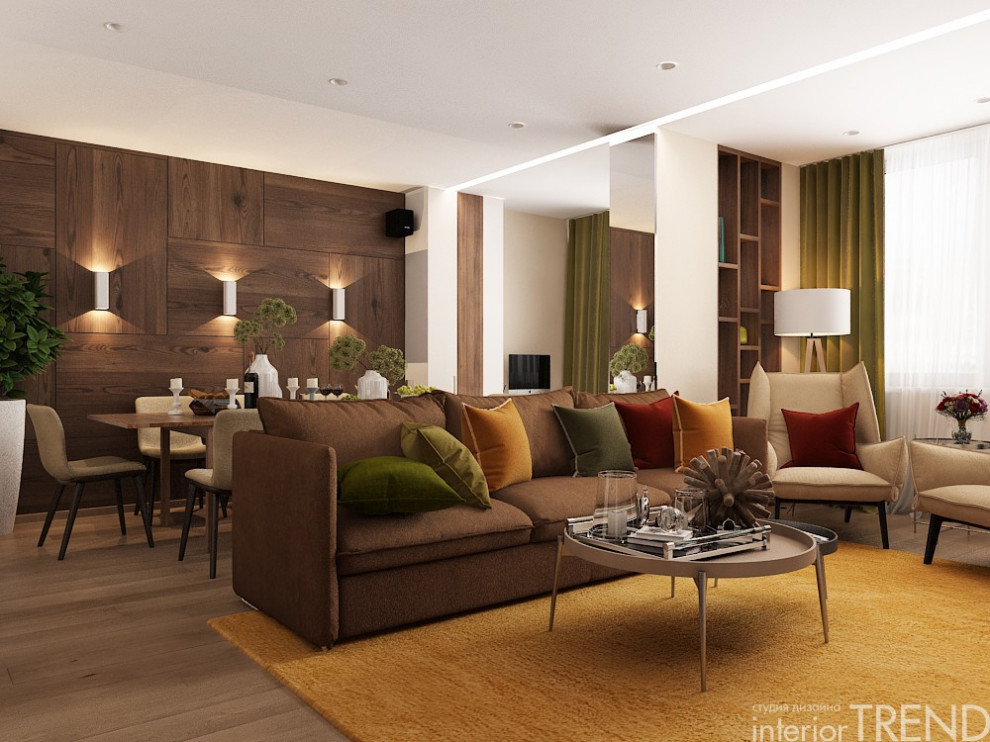 Интерьер квартиры студии на Хохрякова