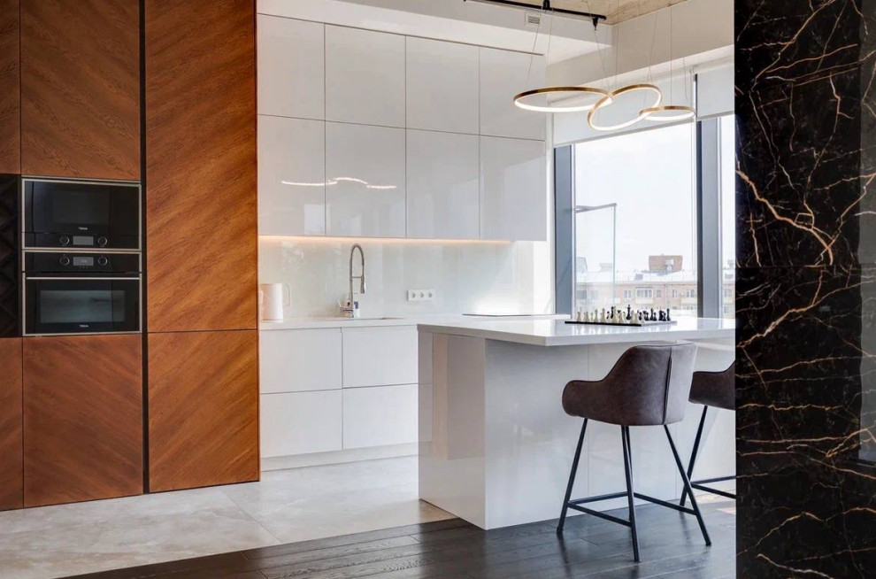 Обложка проекта: Уютный минимализм с лофт-акцентами: 73 м² в ЖК Story