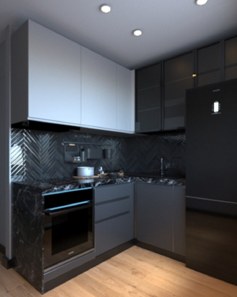 Кухня в стиле лофт для Холостяка